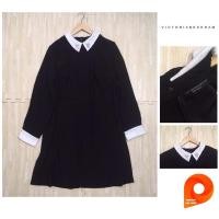 ราคา Victoria beckham เดรสสีดำ size 2XL อก50” (21269811155)