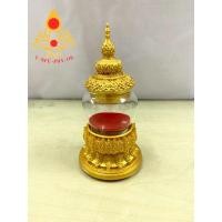 ราคา ผอบบรรจุพระธาตุ ผอบแก้ว ผอบงานเรซิ่น พ่นสี ผอบแก้วฐานสูง (4447531800)