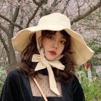 ราคา หมวกบักเก็ตปีกกว้าง มีสายผูกใต้คาง สไตล์เกาหลี (2691871334)