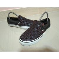 ราคา Vansสลิปออนของแท้ไซต์39ยาว24.5หนังใหม่มากลายตารางสวยสภาพดีหายาก (1894970380)