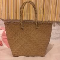 ราคา กระเป๋าสาน กระจูด ใบใหญ่ (2805841029)