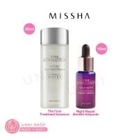 ราคา Missha The First Treatment Moist 30ml | Time Revolution Night Repair Ampoule 10ml ไอเท็มเด็ดขายดีของ Missha (6841654043)