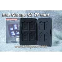 ราคา กล่องใส่SD Card กล่องใส่เมม กันกระแทก ใส่เมมโมรี่การ์ดได้8ใบ (1622446518)