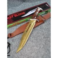 ราคา มีดพก​ ใบขนาด 11 นิ้ว ​RAMBO​ ​III​ FIRST​ BLOOD​ ใบทอง​ เหล็ก: 8CR13MOV (23276355780)