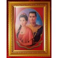 ราคา กรอบมงคลรูป สมเด็จพระนเรศวร พระพี่นางสุพรรณกัลยา /งานบูชา/กรอบมงคล/กรอบขนาด 28.5×37.0 เซนติเมตร (15083593912)