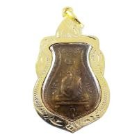 ราคา เหรียญหลวงพ่อกลั่น วัดพระญาติการาม พระนครศรีอยุธยา พร้อมเลี่ยมกรอบทองไมครอน (3397709261)