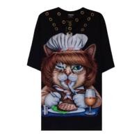 ราคา มินิเดรส ลายแมว (Size XL) (8366646634)