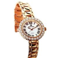 ราคา Royal Crown นาฬิกาข้อมือผู้หญิง ชุบทองอย่างดี ประดับเพชร cz สวยงาม รุ่น 6305-SSL สี Pink Gold (1184139091)