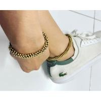 ราคา สร้อยข้อมือทองเหลืองแท้ แฮนด์เมด เชือกเทียนถัก แต่งกระดิ่ง ลูกปัดหลากสี เครื่องประดับโบฮีเมียน โบโฮ (23072910470)