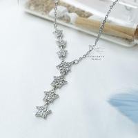 ราคา สร้อยคอเงินแท้92.5% พร้อมส่ง✨สร้อยคอจี้ดาว 7 ดวง✨ สร้อยคอเงินแท้92.5% (8614751924)