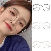 ราคา COD❤️แว่นกรองแสงสีฟ้าคอมพิวเตอร์ย้อนยุคป้องกันแสงสีฟ้ากรอบโลหะแฟชั่นเกาหลีแว่นตากรอบกลมใหญ่ผู้ชายและผู้หญิง-a.one (23278703750)