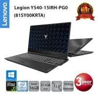 ราคา [โค้ด CLJWM6 ลด 5%*] Lenovo Legion Y540-15IRH-PG0 (81SY00KRTA) i5-9300HF/16GB/512GB SSD/GTX1650/15.6/Win10 (Black) (5827629149)
