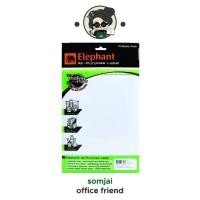 ราคา Elephant(ตราช้าง) กระดาษสติ๊กเกอร์ แล็บสติ๊กเกอร์ เนื้อสติกเกอร์ชนิดสีขาวพิเศษ ผิวด้าน เบอร์ A1-A18 (18943072158)