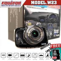 ราคา กล้องบันทึกหน้าชัดสุดๆ EQUATOR DVR W23 FREE MEMORIES SD CARD 8GB กล้องติดรถยนต์ FULL HD EQUATOR DVR W23 (19549839810)