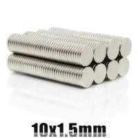 ราคา 500ชิ้น แม่เหล็กแรงสูง 10x1.5มิล Magnet Neodymium 10x1.5mm แม่เหล็ก นีโอไดเมียม 10mm x 1.5mm (24963553421)