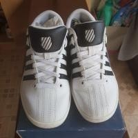 ราคา รองเท้าผ้าใบ สีขาว คาดดำ K-Swiss (489114209)