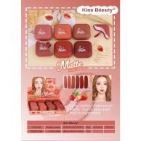 ราคา ⚡FLASH SALE⚡♡พร้อมส่ง Kiss Beauty NO.70255-03A ลิป ลิปสติก ลิปกลอส เนื้อแมตต์ กำมะหยี่ ลิปแมท ลิปจุ่ม กันน้ำ ติดทนนาน เม (25669747686)