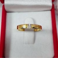 ราคา แหวนปลอกมีดทองแท้เพชรแท้ (3752367402)