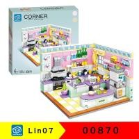 ราคา เลโก้ ห้องต่างๆในบ้าน ห้องครัว ห้องนั่งเล่น มี5แบบ (21800401270)