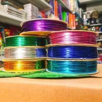 ราคา ริบบิ้นลวด / ลวดสี / ลวดสีทำเหรียญโปรยทาน / งานฝีมือ DIY (2079527365)
