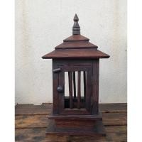 ราคา โคมไฟซี่หัวเสา โคมไฟหัวเสาไม้สัก โคมไฟซี่ไม้สัก (20784542978)