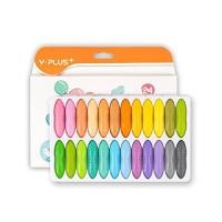 ราคา [24สี] Y-Plus Pastel Peanut Crayons สีเทียนเด็กปลอดสารพิษ สีเทียนพาสเทล สีไม่ติดมือ (12197836511)