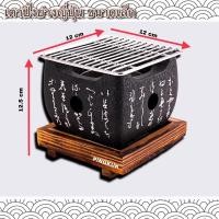 ราคา เตาปิ้งย่างญี่ปุ่น 12 cm , เตาฮิดะ เตาญี่ปุ่น บาบีคิว เตาปิ้งย่าง เนื้อย่าง เตาญี่ปุ่น ไร้ควัน หมูกระทะ ย่างเนย (3478005926)