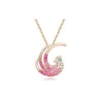ราคา ROXI สร้อยพร้อมจี้นกประดับคริสตัลชมพู - สีพิงค์โกลด์ (58759087)