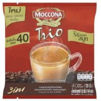 ราคา MOCCONA มอคโคน่า กาแฟปรุงสำเร็จชนิดผง ทรีโอ ริชแอนด์สมูธ 18 กรัม x 40 ซอง (17734392026)