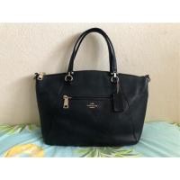 ราคา Sale! Coach kelsey ทรงพัดหนัง 13” แท้ 100% มือ 2 (2483689979)