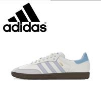 ราคา Adidas origins Samba OG Comfortable, anti slip, wear-resistant, low top board shoes for both men and women Style blue (22362386026)
