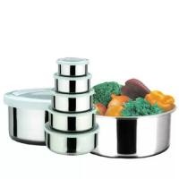 ราคา ชุดกล่องถนอมอาหารสแตนเลส 5 ชิ้น (1429408096)