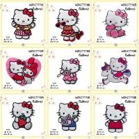 ราคา ผ้าปริ้นลาย ตัดขอบ ไม่มีกาว สำหรับติดกาวหรือเย็บ รูปแมว ไซส์ 15 เซน อุปกรณ์ตกแต่งกระเป๋าสาน กระจูด ผ้า DIY (4537690979)
