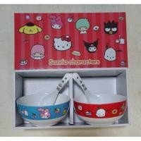 ราคา ชุดชามคู่อิ่มสะดวก ของพรีเมี่ยม ชามเซรามิกsanrioของแท้ เซเว่น (20628637192)