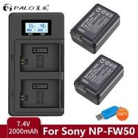 ราคา 2000mAh NP-FW50 NP FW50 Camera Battery + LCD Charger For Sony A6000 NEX-7 NEX 5N F3 NEX-3D NEX-3DW NEX-3K NEX-5C Alpha 7 (20028252802)