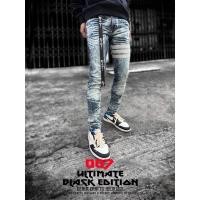 ราคา กางเกงยีนส์ฟอกคาดแถบหนัง Hold'em Denim style (10734556521)