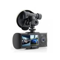 ราคา กล้องติดรถยนต์ หน้าหลัง เลนส์คู่ ภาพคมชัดระดับ HD มีระบบ G-Sensor | R300 HD DVR พร้อม GPS (425125297)