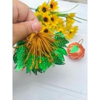 ราคา ใบส้ม ใบส้มร้อยดิ้น เหรียญโปรยทาน (แพ็คเกจ 100 ชิ้น ) พร้อมส่ง (25219406661)