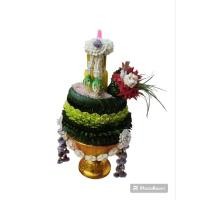 ราคา พานไหว้ดอกไม้สดครูเชียงใหม่ (23971140892)