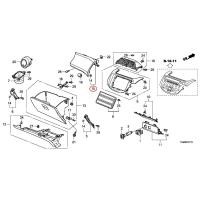 ราคา ฝาปิดกล่องตัวบน คอนโซลหน้า ฝาบนคอนโซลหน้าฝั่งซ้าย Jazz GE แท้เบิกศูนย์ Honda (23039726152)