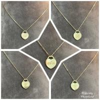 ราคา Princely สร้อยคอทองเคแท้ 9K ลายโซ่ฝรั่งพร้อมจี้-orderตัวอักษร (3300989178)