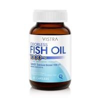 ราคา น้ำมันปลา แซลม่อน วิสทร้า ขนาด 45,75,100 แคปซูล VISTRA Odorless Fish Oil (20589429127)