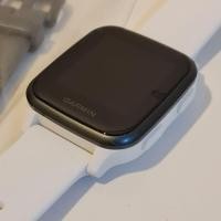ราคา >> มือสอง << Garmin Venu Sq music edition white/slate เพิ่มสายแท้ Quick Release 20 Venu Sq Shadow Gray Silicone (18993740602)