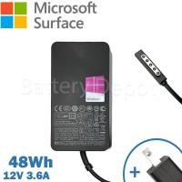 ราคา Microsoft Surface Adapter ของแท้ Surface Pro & Pro 2 / Surface 1536 / Surface 1514 ค่าไฟ 48W 12V 3.6A สายชาร์จ Surface (12095453321)