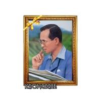 ราคา กรอบรูปรัชกาลที่9ทรงงาน ขนาดรวม18×24นิ้ว (7445710596)