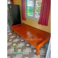 ราคา เตียงหัวบังไม้สัก 3.5 ฟุต สีสัก เตียงนอนไม้สัก เตียงไม้สัก (18275932957)