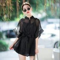 ราคา เดรสผ้าแก้ว สีดำ (1367017811)