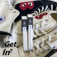 ราคา [Saclan] Cdg PLAY x Converse Original Shoelace Adapt to Rei Kawakubo Co-Branded Love 1970 รองเท้าผ้าใบ (19874541615)