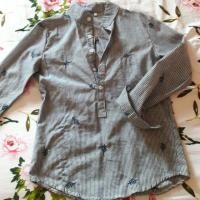 ราคา เสื้อคอจีน แขนยาว กระดุมหน้า (2813604665)