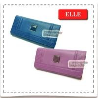 ราคา ELLE แท้!!! กระเป๋าสตางค์ใบยาว หนังเงา (320158493)